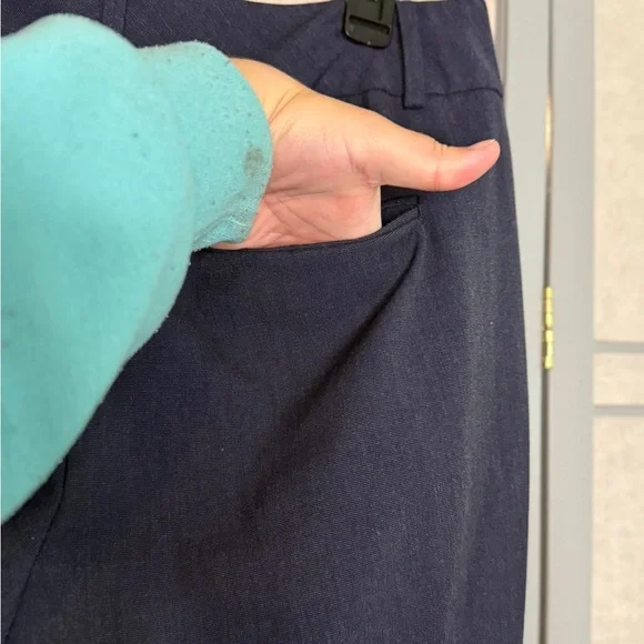 NWOT Ann Taylor Classic Navy Dress Pants - Picture 6 of 6